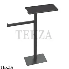 Boheme Q Стойка напольная с полкой и полотенцедержателем 10952-GM, gun metall