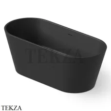 Dea Design Shadow Ванна отдельностоящая овальная 160x70 Solid Surface DD8606 1600 16, Black №16