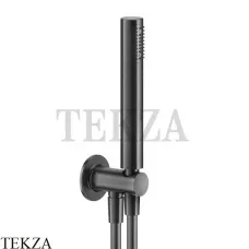 Gessi INCISO SHOWER Душевой комплект с держателем 58123-706, Black Metal