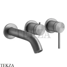 Gessi 316 BATH Смеситель для ванны, внешняя часть 54140-239, Steel Brushed (снято с производства)