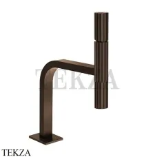Gessi Incastri Смеситель для раковины, без гарнитура 75202-845, Dark Bronze