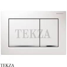 Geberit Omega30 Клавиша смыва для Omega 115.080.KJ.1, белый/хром глянец/белый