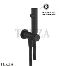 Gessi Total look Гигиенический душ с выводом воды и держателем 45123-299, Black XL