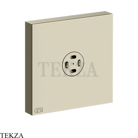 Gessi Rettangolo shower BODY JETS Боковая форсунка с распылителем 32979-720, Nickel PVD