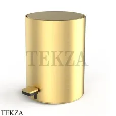 Decor Walther TE 50 Ведро для мусора круглое, крышка softclose 0613682, золото матовое