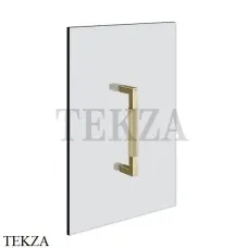 Gessi Shower G Rigato Ручка-держатель на стекло 20 см 67521-710, Brass PVD