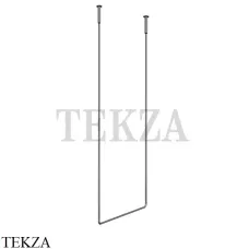 Gessi Goccia Потолочный полотенцедержатель 60 см 38143-126, Black Metal Br.