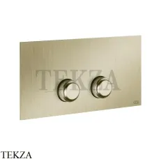 Gessi VENTI20 Клавиша смыва для инсталляции Viega Prevista 54661-727, Brushed Brass