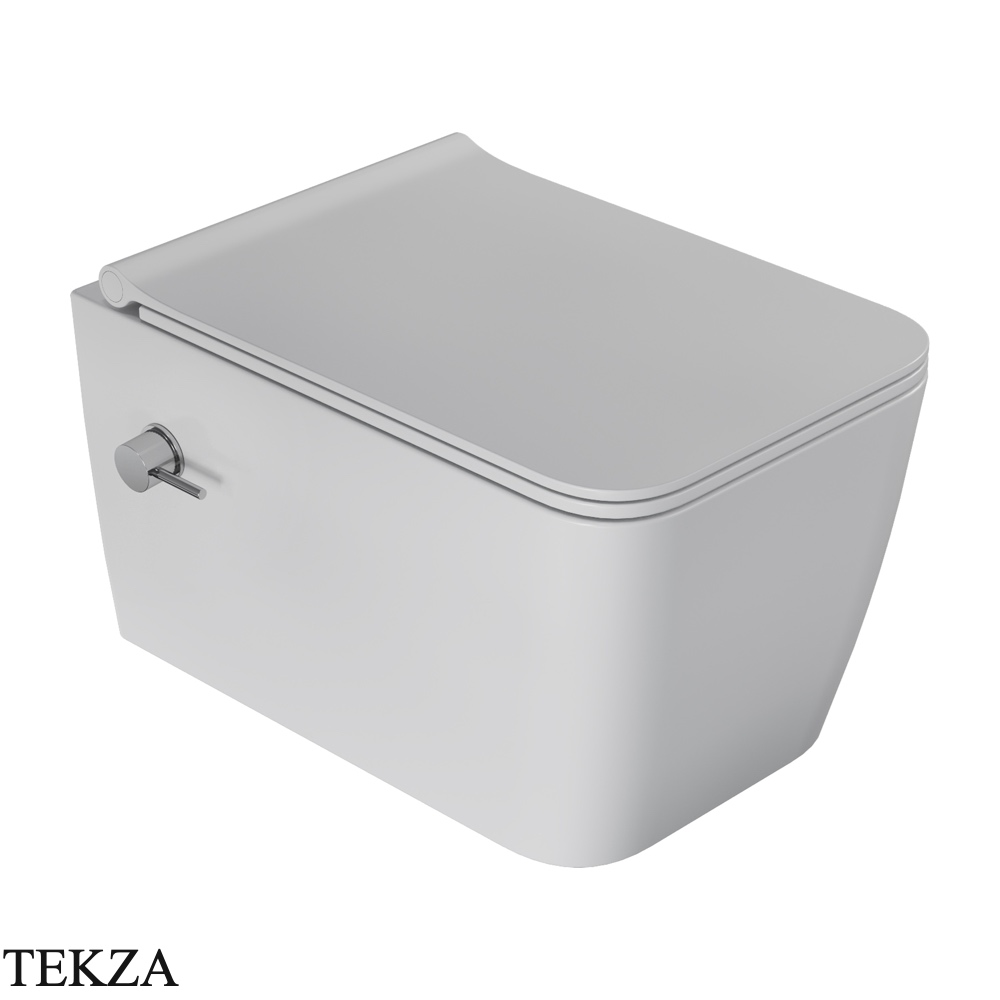 Boheme ZEN унитаз-биде подвесной с сиденьем и крышкой 967-SET-2-MW, белый матовый