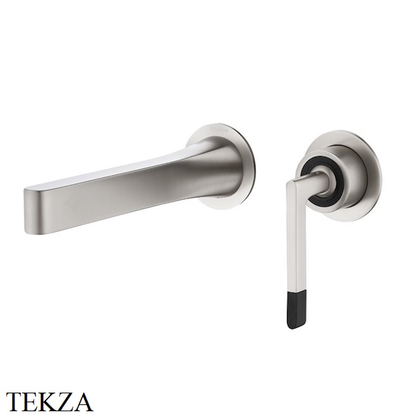 Boheme Duo Смеситель для раковины однорычажный, комплект 165-NB, nickel brush