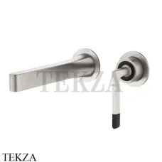 Boheme Duo Смеситель для раковины однорычажный, комплект 165-NB, nickel brush