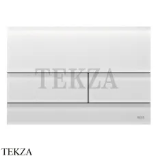 TECE Square II Панель смыва для унитаза, матовое стекло 9240824, белый матовый