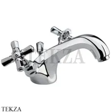 Nicolazzi TEIDE FOUR Смеситель для раковины, с донным клапаном 1932CR45, хром глянец