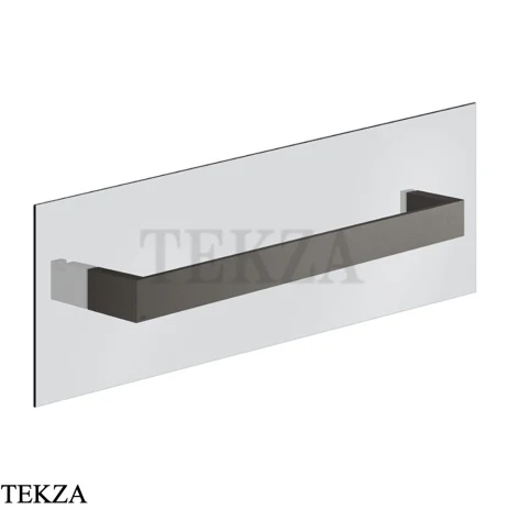 Gessi Rettangolo Полотенцедержатель для крепления на стекло, 45 см 20963-707, Black Metal Brushed PVD