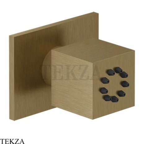 Gessi Rettangolo shower BODY JETS Боковая форсунка поворотная 20172-791, Deep Bronze Brushed PVD