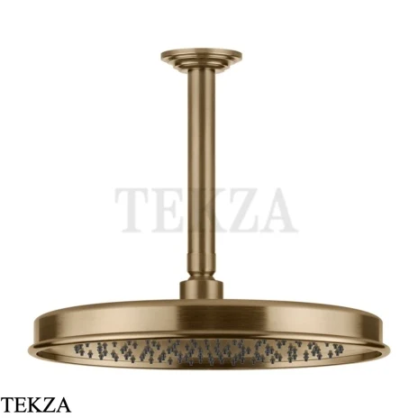 Gessi VENTI20 Верхний душ 300 с потолочным креплением 65153-726, Warm Steel Br. PVD