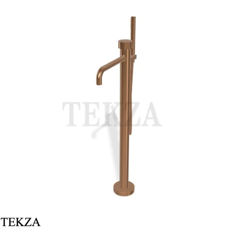 FIMA Carlo Frattini SO Смеситель для ванны напольный ( ручка отдельно) F3184/4NZS, Brushed Amber Bronze