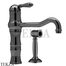 Nicolazzi Cucina Смеситель для кухни с верхней ручкой и отдельным душем, Old iron matt