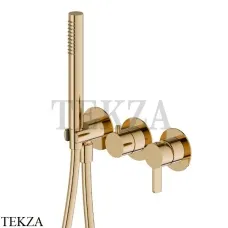 Newform Blink Chic Смеситель для душа SET, 2 потока, внешняя часть 71068E.61.020, PVD Glossy Gold