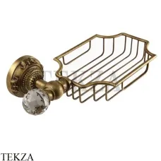 Migliore Cristalia SWAROVSKI Мыльница-решетка в душевую зону 16781, бронза classic