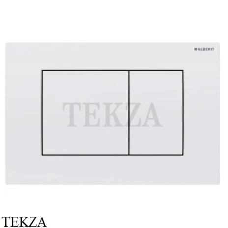 Geberit Delta20 Клавиша смыва, пластик для бачка Delta 115.137.11.1, белый глянец