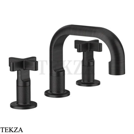 Gessi INCISO+ Смеситель для раковины на 3 отверстия, без гарнитура 58112-187, Aged Bronze
