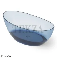 Dea Design Elegant Ванна отдельностоящая овальная 160x80 Glasstech DD8643 1600 R7, Royal Blue R7
