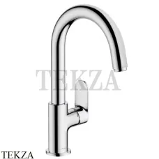 Hansgrohe Vernis Blend Смеситель для раковины, с донным клапаном 71554000, хром глянец
