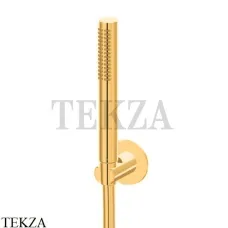 Newform Душевой комплект ручной душ стержневой из латуни 829.61.020, PVD Glossy Gold