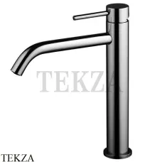 FIMA Carlo Frattini Spillo UP Смеситель для раковины, высокий, без гарнитура, Black chrome