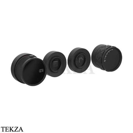Gessi Pelle Tresse Термостат для душа на 2 потока, внешняя часть, 78134-299, Black XL