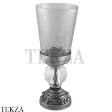 Migliore Cristalia SWAROVSKI Стакан настольный для зубных щеток 16789, хром глянец