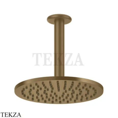 Gessi Goccia Душевая лейка 20,0 с потолочным креплением 33662-791, Deep Bronze Br. PVD