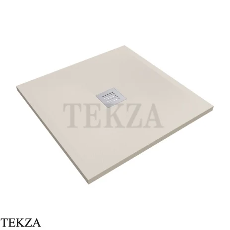 Flaminia CM3 поддон душевой керамический 80×80×3 см, слоновая кость Avorio матовый