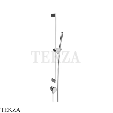 Gessi Origini NATURE Штанга с лейкой, шланг и вывод воды 66142-031, хром глянец