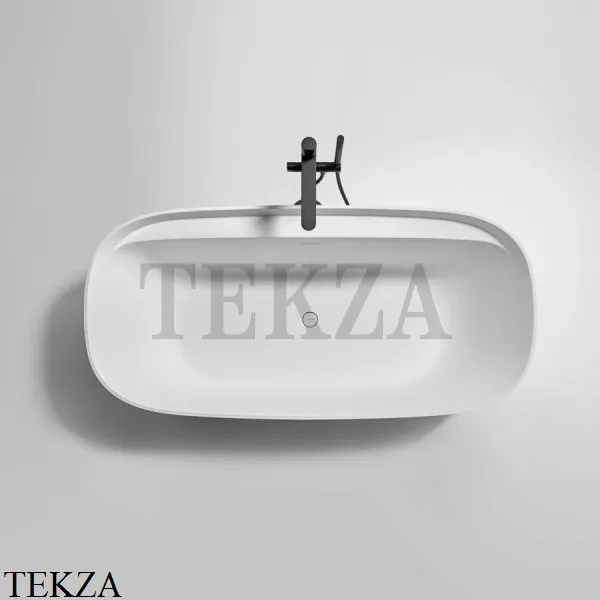 Antonio Lupi SLED Ванна овальная свободностоящая, Flumood, белый матовый