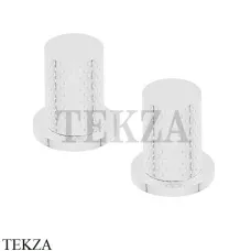 Ritmonio Diametro35 Impronte PUNTO Ручки для смесителя PR51MB014 C03, белый матовый