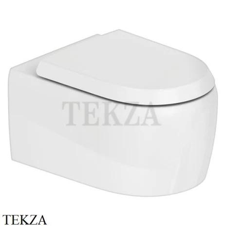 Duravit Qatego Унитаз подвесной, чаша без ободка 2556090000, белый глянец