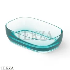 Dea Design Washbasins Раковина настольная Glasstech DD9092 550 R8, Lake Water Blue R8