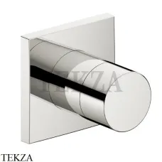 Keuco IXMO Pure Вентиль запорный, переключатель на 2 потока, квадрат, внешняя часть 59557050002, Никель шлифованный