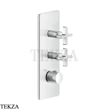 Gessi INCISO WELLNESS Термостат 2 выхода, внешняя часть 58224-031, хром глянец