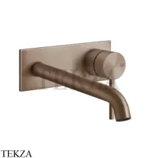 Gessi 316 CESELLO Смеситель для раковины длинный, внешняя часть 54490-708, Copper Brushed