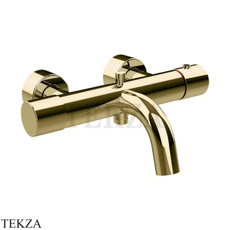 Gessi Habito UNITO Термостатический смеситель для ванны с изливом 70013-710, Brass PVD