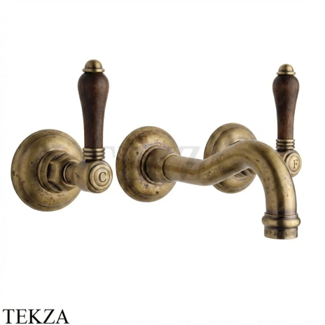 Nicolazzi Forest Смеситель для раковины, внешняя часть, 1477EXTOG79, Raw Brass