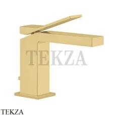 Gessi RETTANGOLO K Смеситель для раковины с донным клапаном 53001-710, Brass PVD