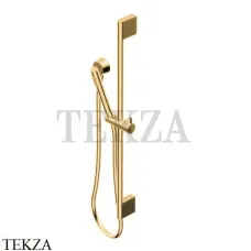 Ritmonio SHOWER Душевой гарнитур на штанге с выводом 74W017 DOR, Gold глянец