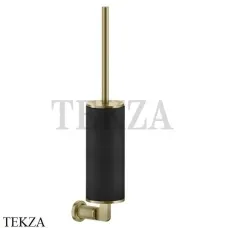 Gessi INCISO accessories Туалетный ершик настенный, черный 58520-727, Brushed Brass