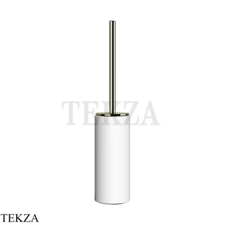 Gessi Ingranaggio-Anello Туалетный ершик напольный, композит белый 63743-720, Nickel PVD