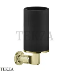 Gessi INCISO accessories Стакан настенный для зубных щеток, черный 58508-710, Brass PVD Gessi INCISO accessories Стакан настенный для зубных щеток, черный 58508-710, Brass PVD