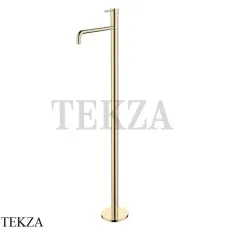 Boheme Uno Смеситель для раковины напольный, комплект с встройкой Uno 107-G Gold Золото глянец